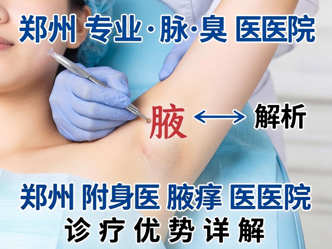 郑州专业腋臭医院解析，郑州附医腋臭医院诊疗优势详解