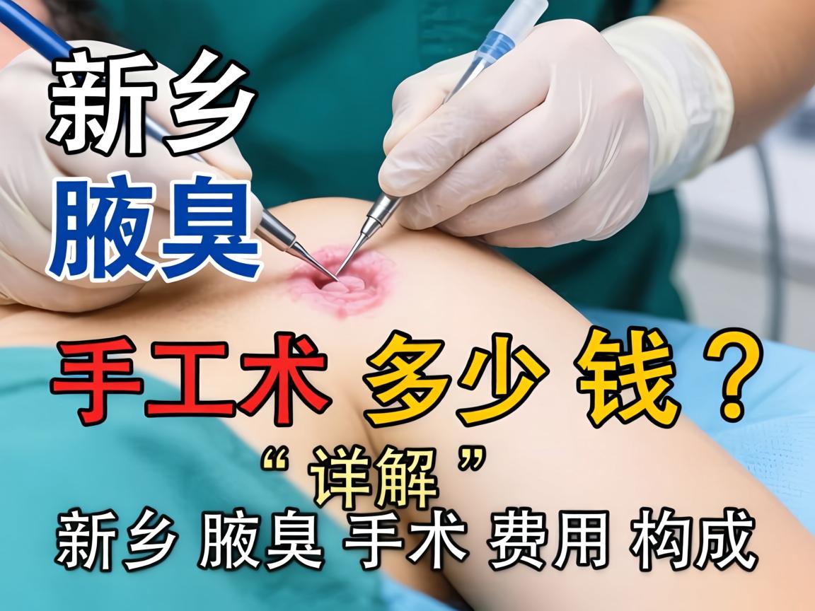 新乡腋臭手术多少钱？详解新乡腋臭手术费用构成