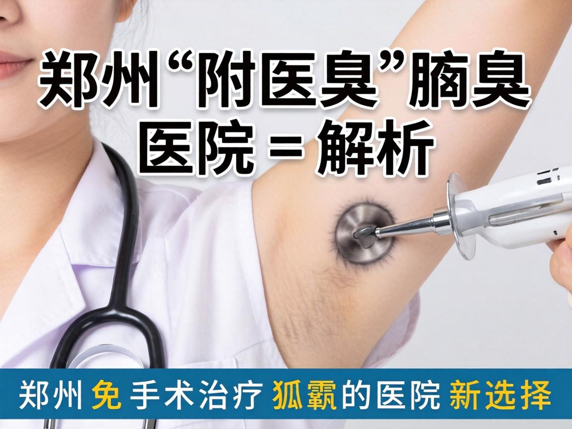 郑州附医腋臭医院解析，郑州免手术治疗狐臭的医院新选择