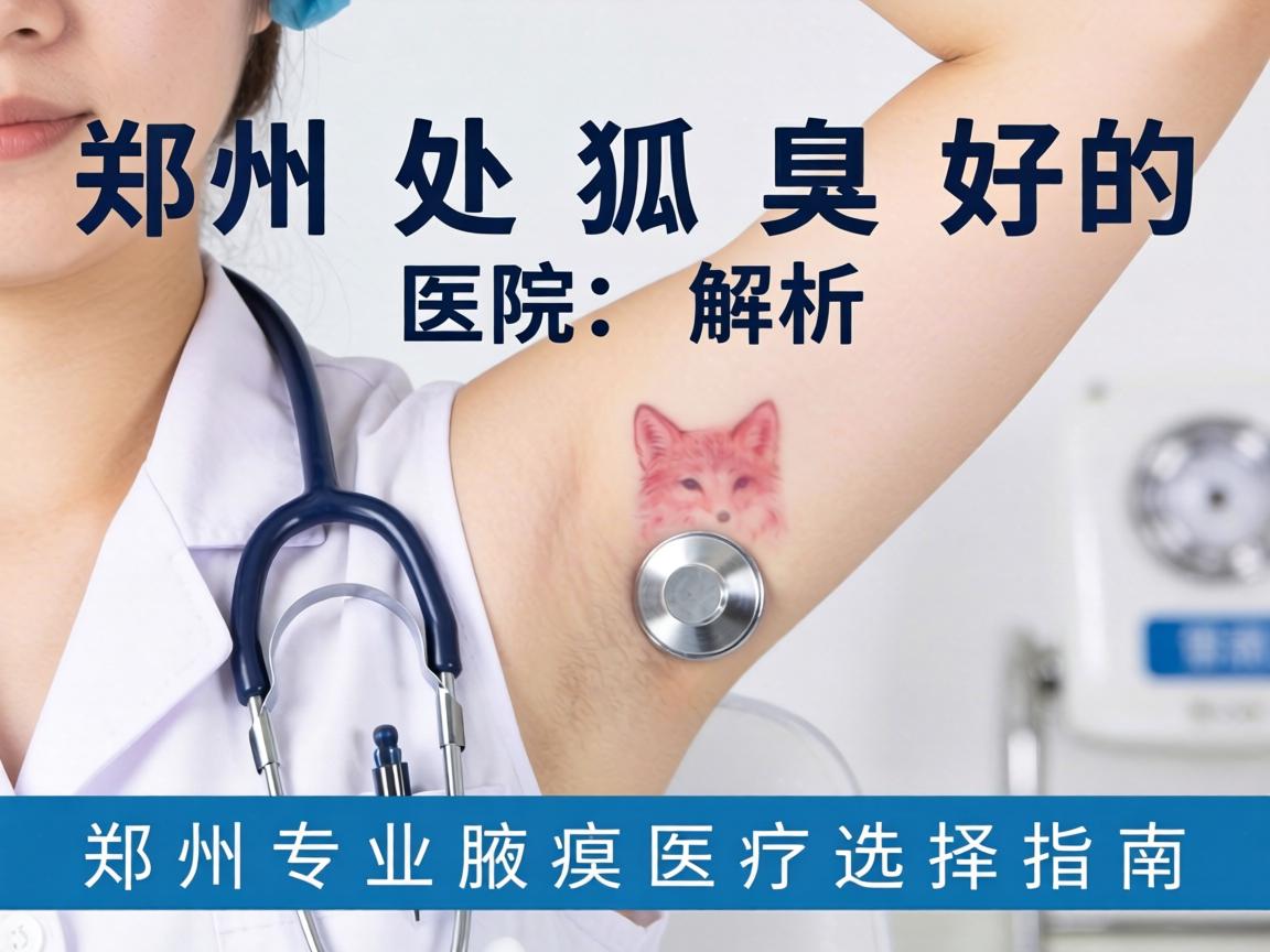 郑州处狐臭好的医院解析，郑州专业腋臭医疗选择指南