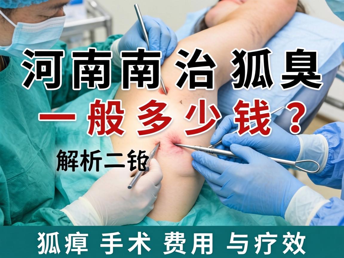 河南治狐臭手术一般多少钱？解析狐臭手术费用与疗效