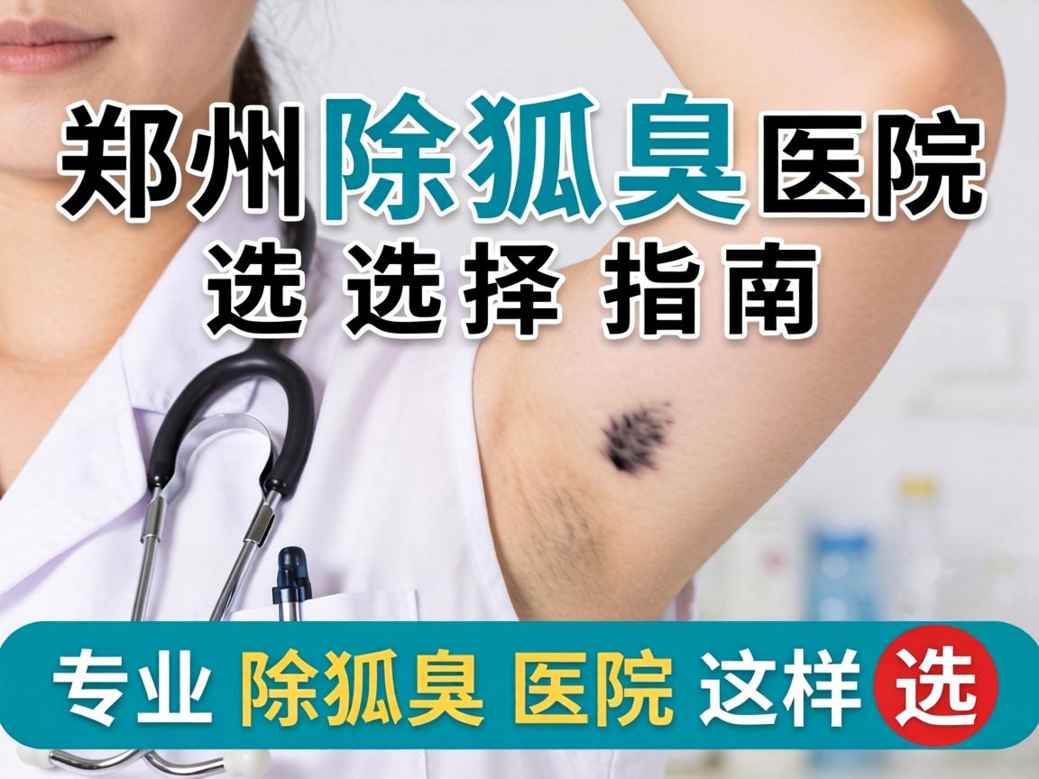 郑州除狐臭医院选择指南，专业除狐臭医院这样选