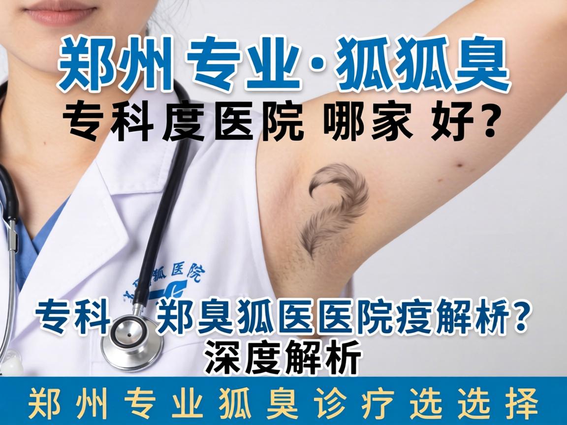 郑州专业狐臭专科医院哪家好？深度解析郑州专业狐臭诊疗选择