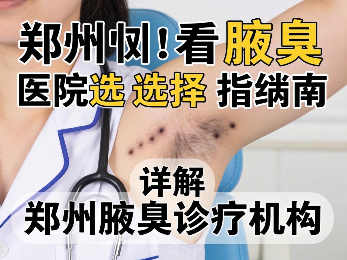 郑州看腋臭医院选择指南，详解郑州腋臭诊疗机构