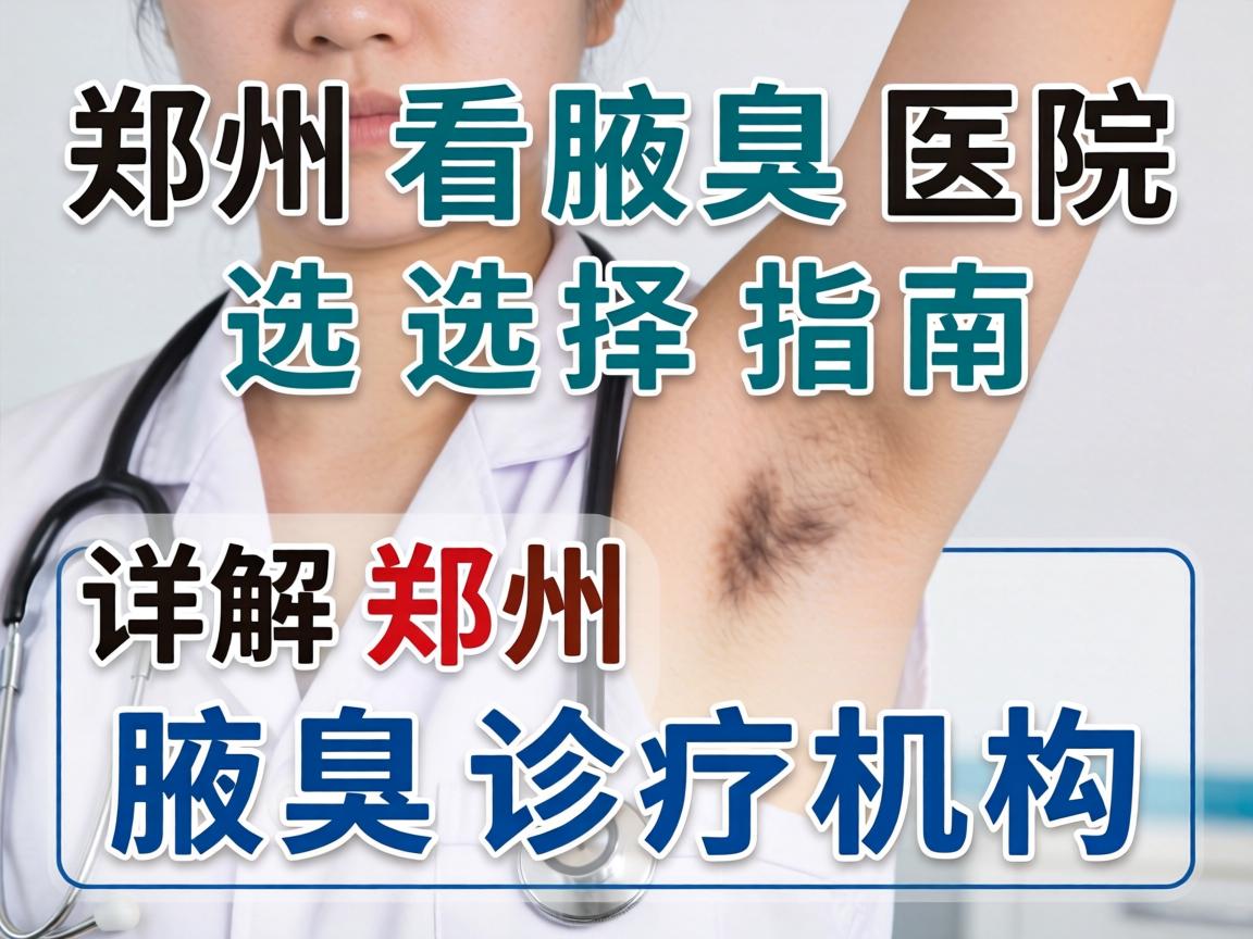 郑州看腋臭医院选择指南，详解郑州腋臭诊疗机构