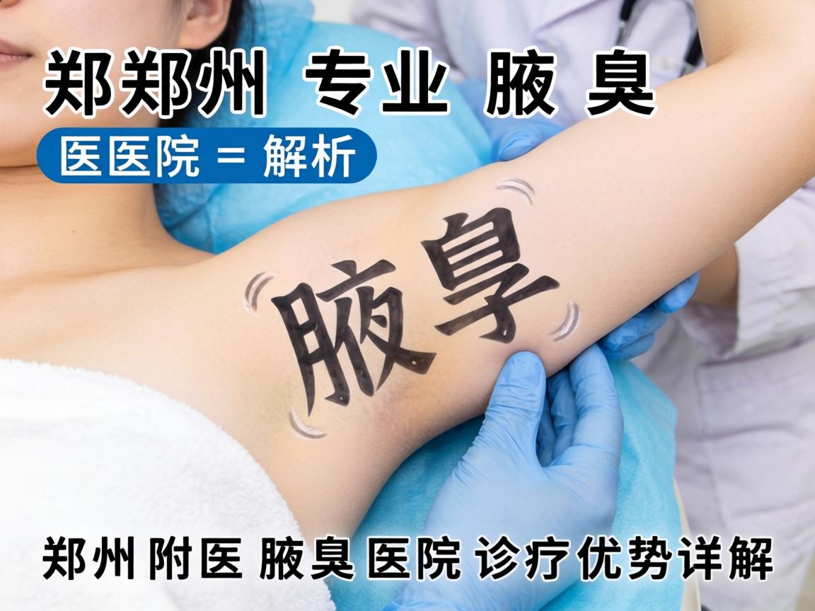 郑州专业腋臭医院解析，郑州附医腋臭医院诊疗优势详解