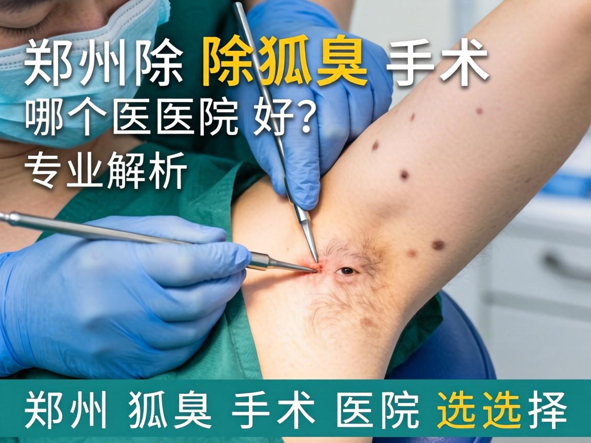 郑州除狐臭手术哪个医院好？专业解析郑州狐臭手术医院选择