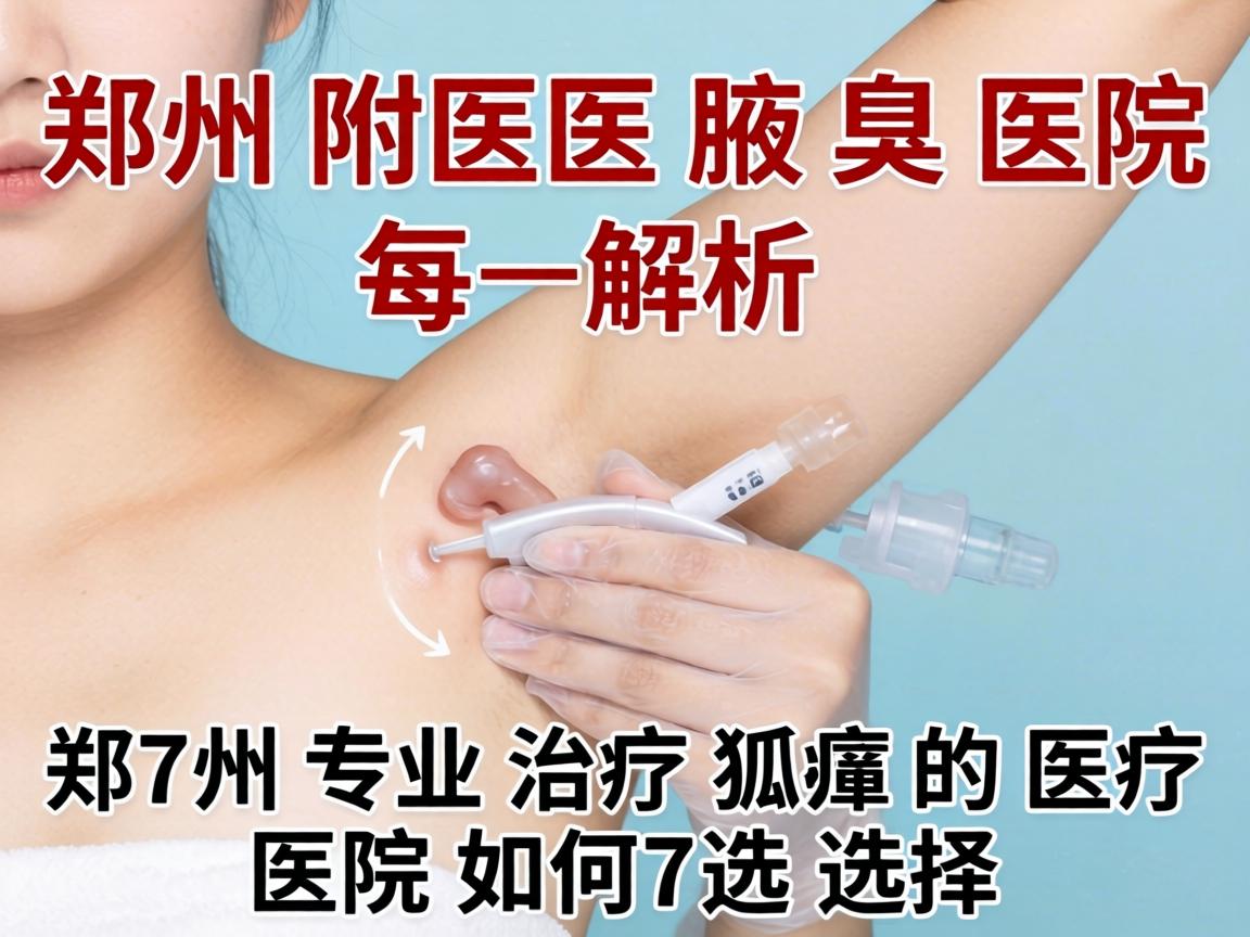 郑州附医腋臭医院解析，郑州专业治疗狐臭的医院如何选择