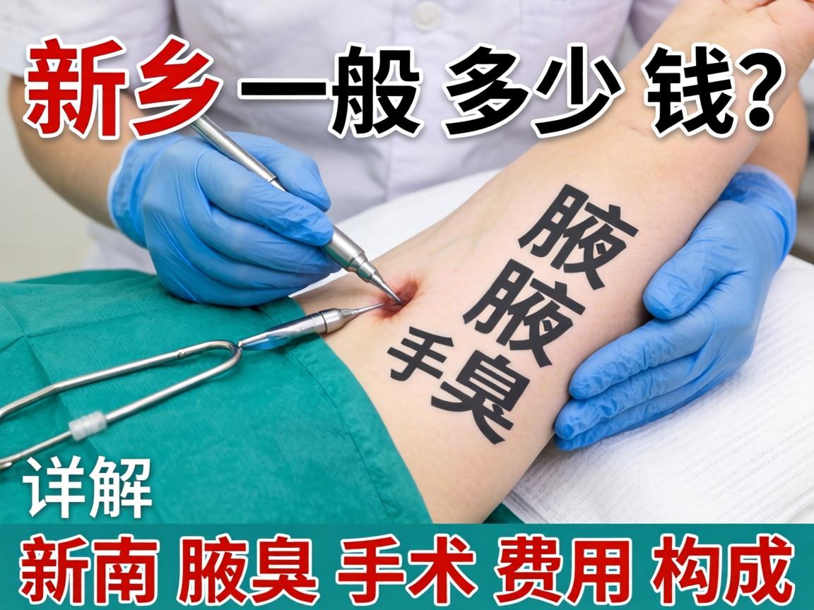 新乡腋臭手术一般多少钱？详解新乡腋臭手术费用构成