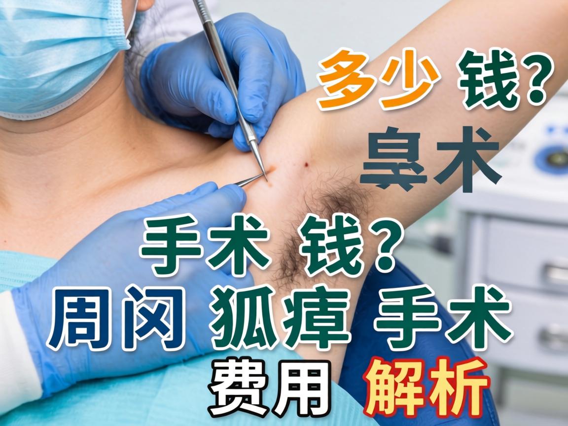 狐臭手术多少钱？周口狐臭手术费用解析