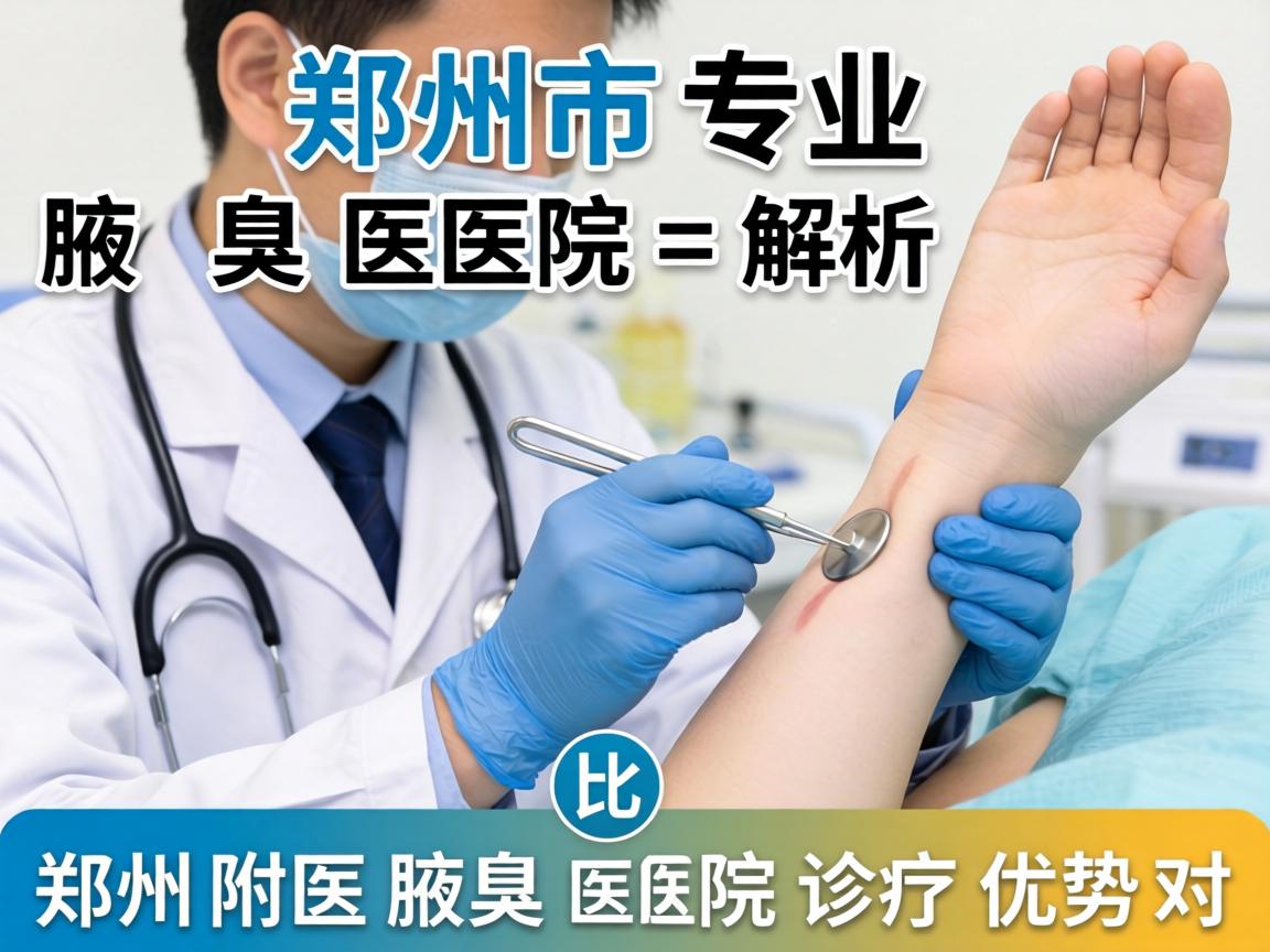 郑州专业腋臭医院解析，郑州附医腋臭医院诊疗优势对比