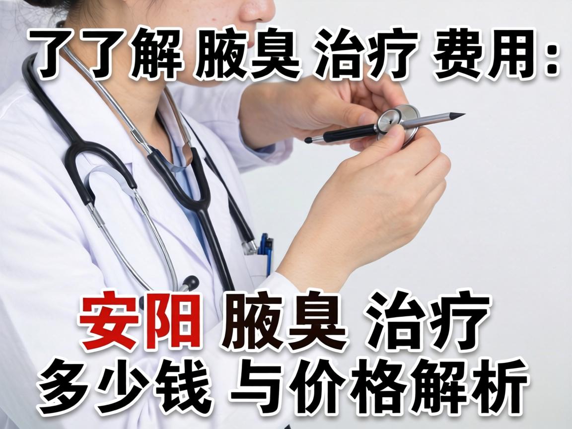 了解腋臭治疗费用，安阳腋臭治疗多少钱与价格解析