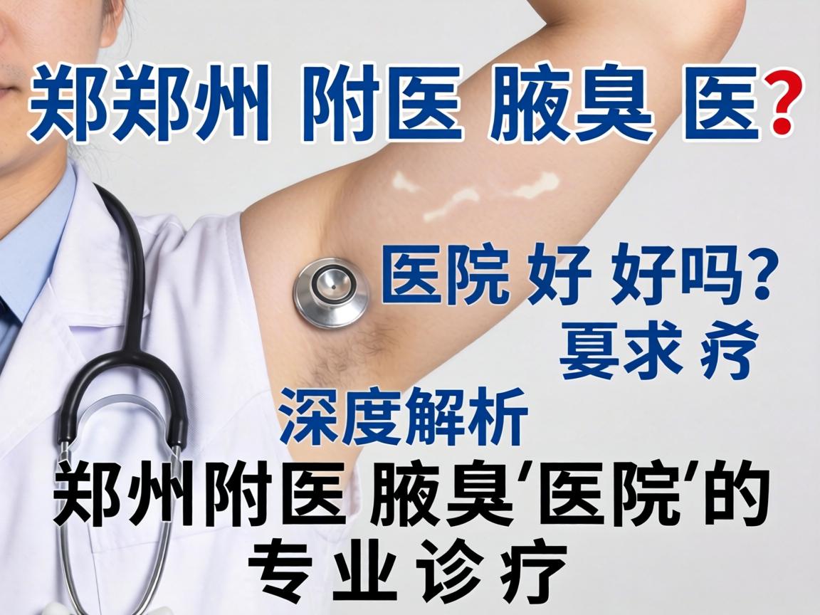 郑州附医腋臭医院好吗？深度解析郑州附医腋臭医院的专业诊疗