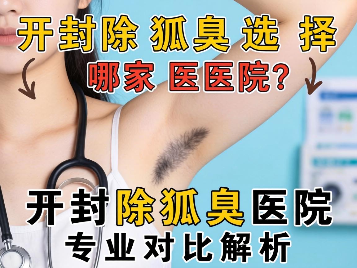 开封除狐臭选择哪家医院？开封除狐臭医院专业对比解析