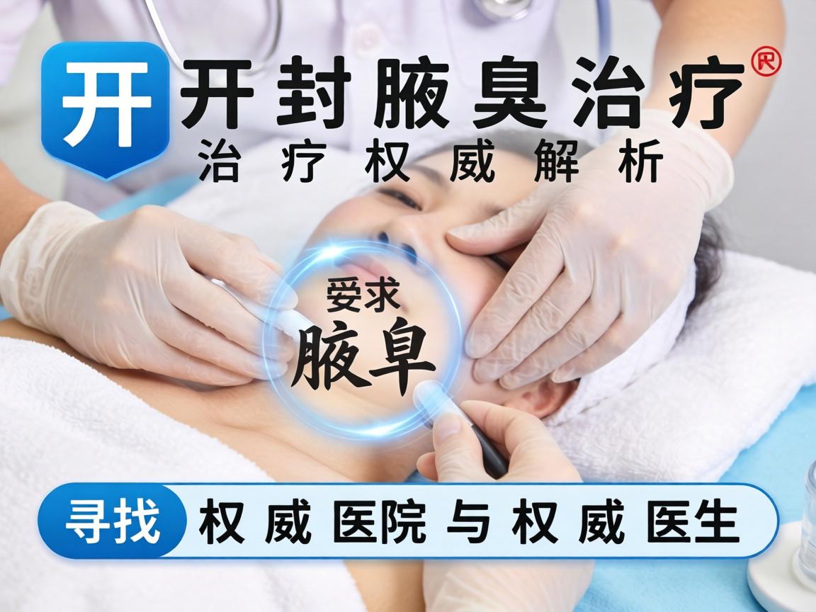 开封腋臭治疗权威解析，寻找权威医院与权威医生