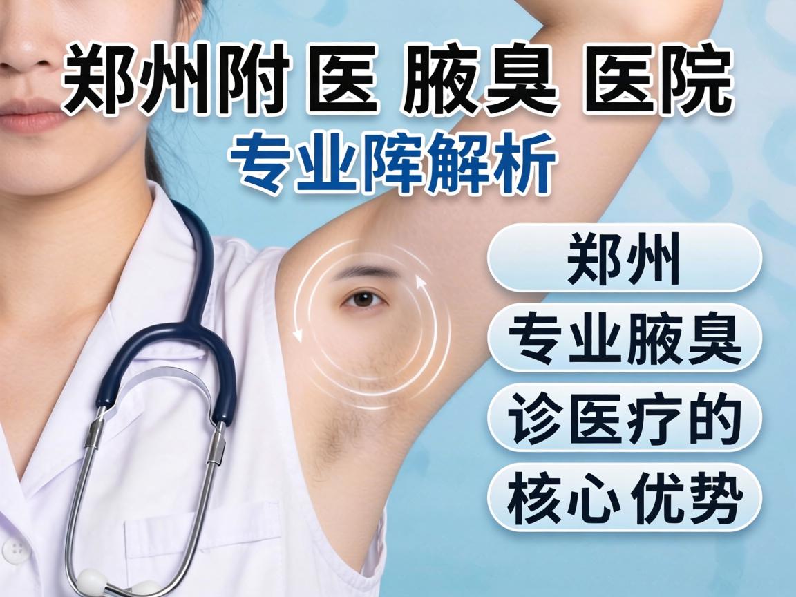 郑州附医腋臭医院专业解析，郑州专业腋臭诊疗的核心优势