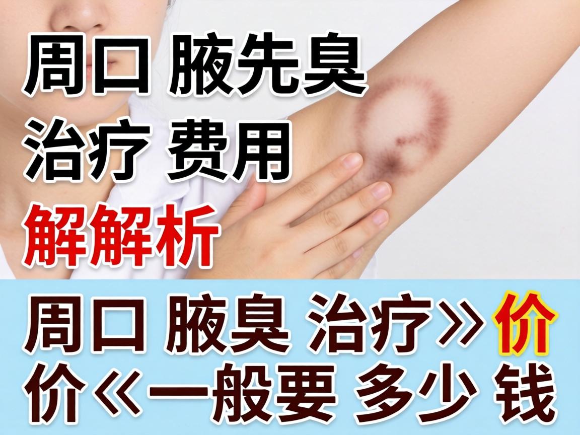 周口腋臭治疗费用解析，周口腋臭治疗价格一般要多少钱