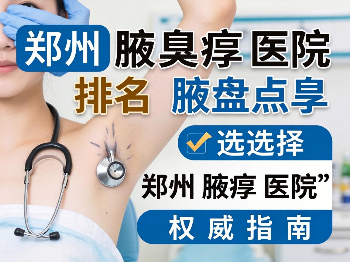 郑州腋臭医院排名盘点，选择郑州腋臭医院的权威指南