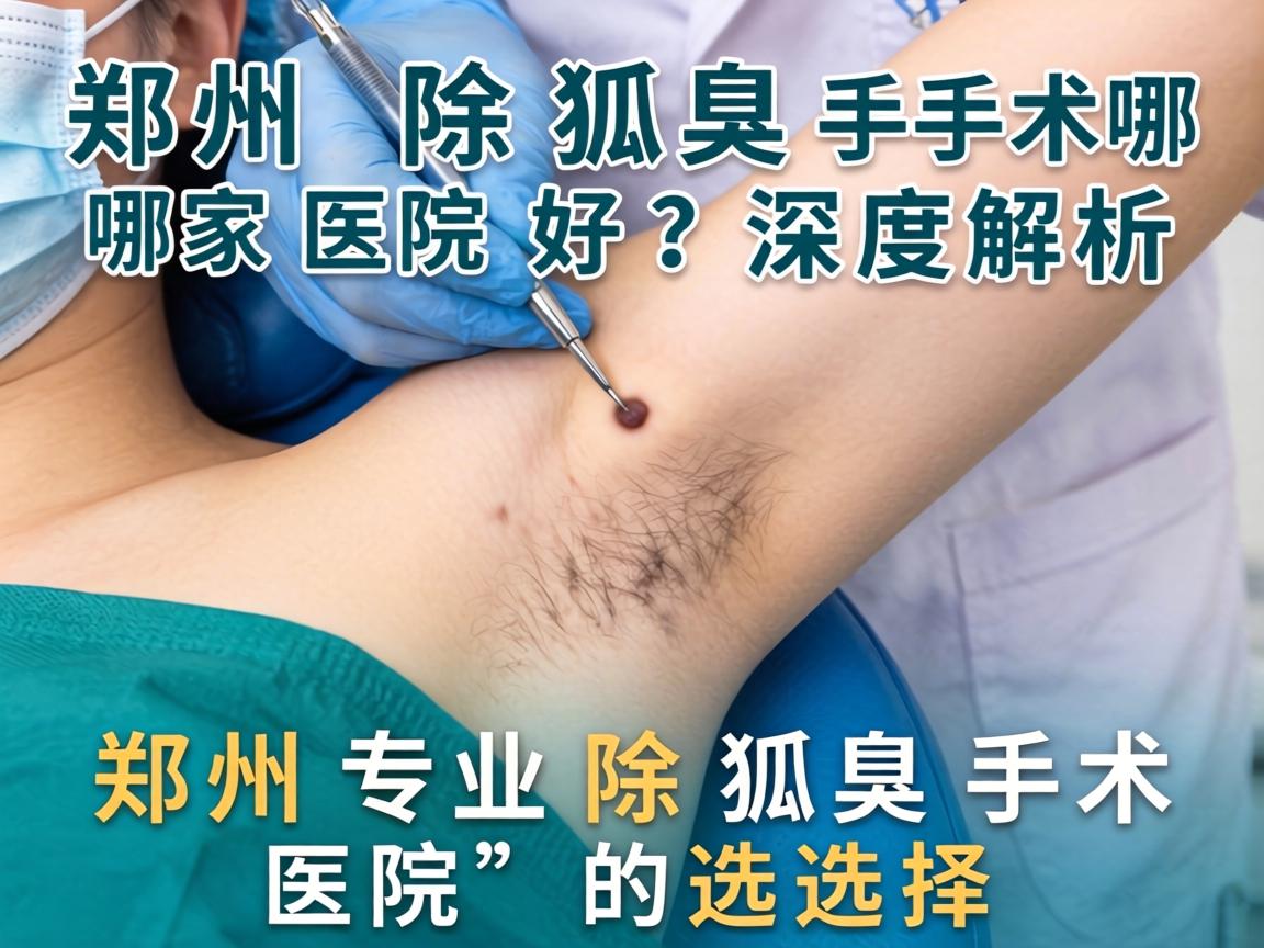 郑州除狐臭手术哪家医院好？深度解析郑州专业除狐臭手术医院的选择