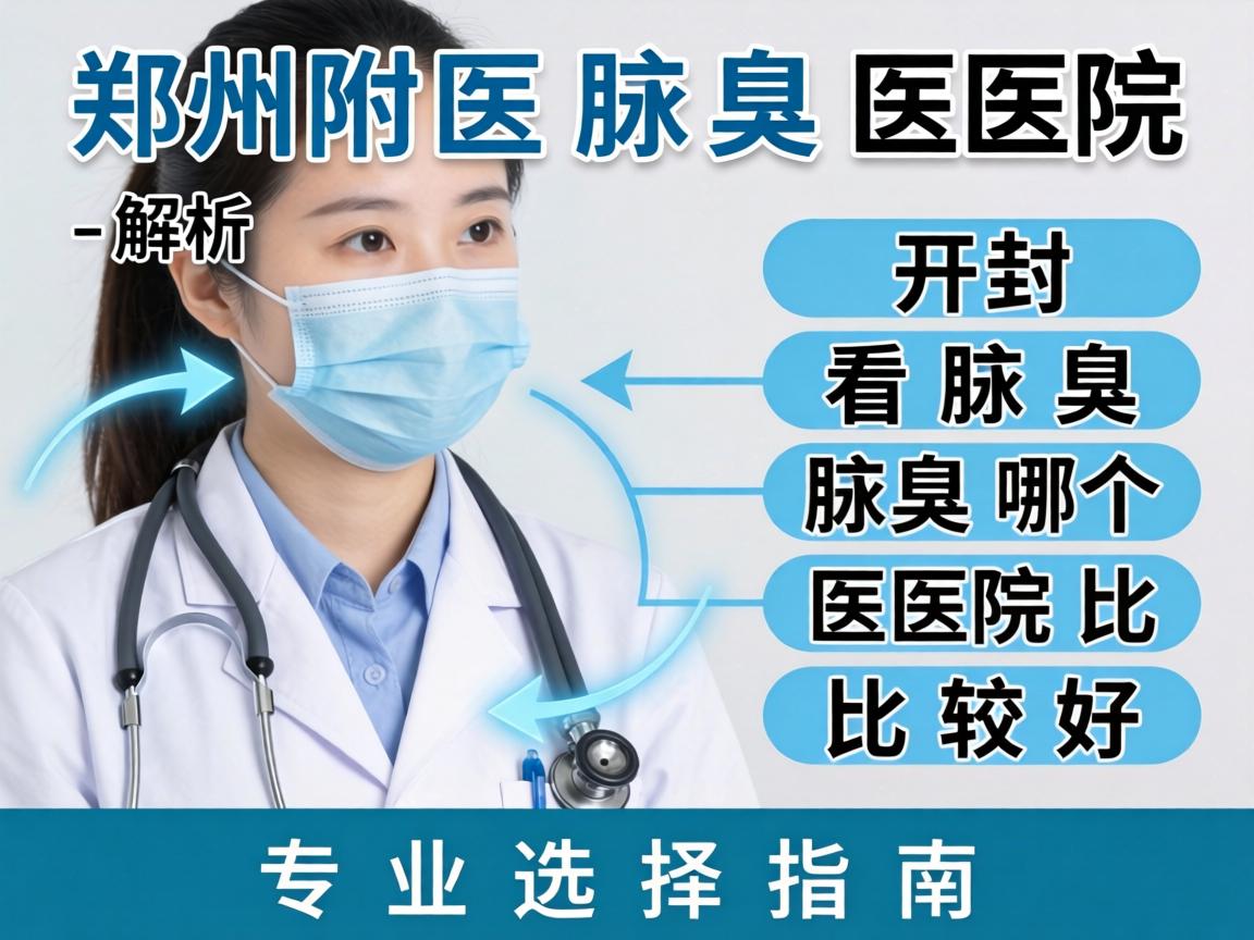 郑州附医腋臭医院解析，开封看腋臭哪个医院比较好？专业选择指南