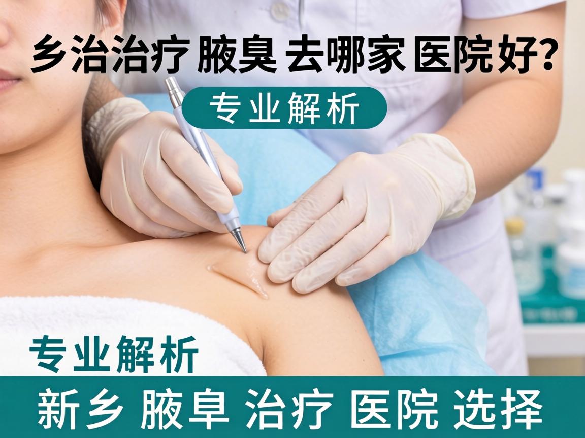 新乡治疗腋臭去哪家医院好？专业解析新乡腋臭治疗医院选择