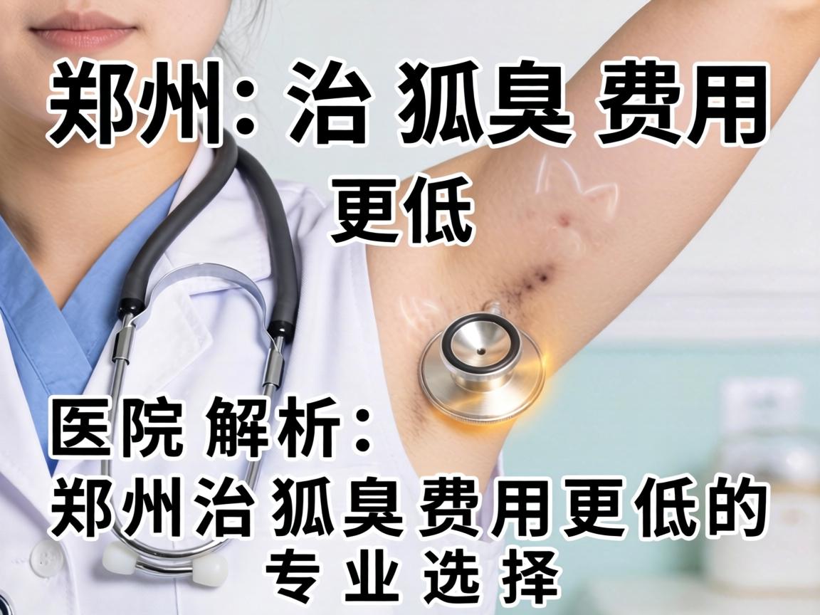 郑州治狐臭费用更低医院解析，郑州治狐臭费用更低的专业选择