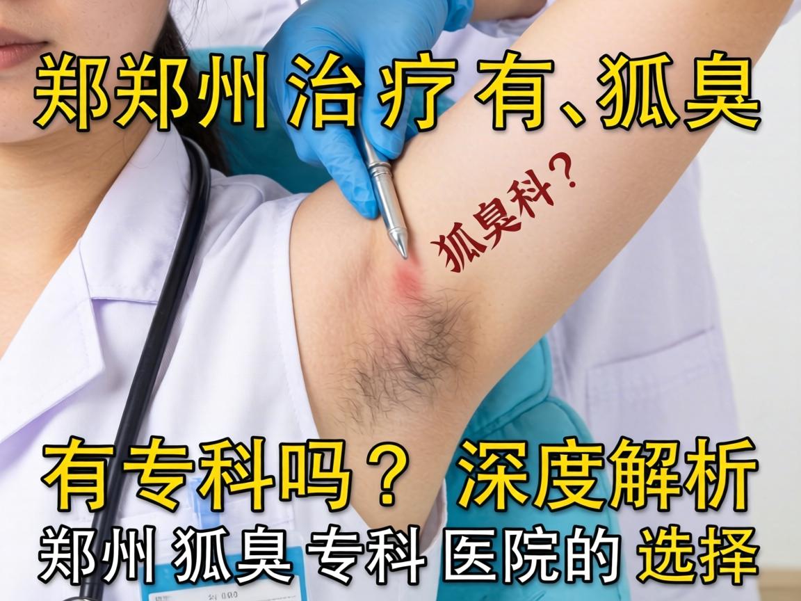 郑州治疗狐臭有专科吗？深度解析郑州狐臭专科医院的选择