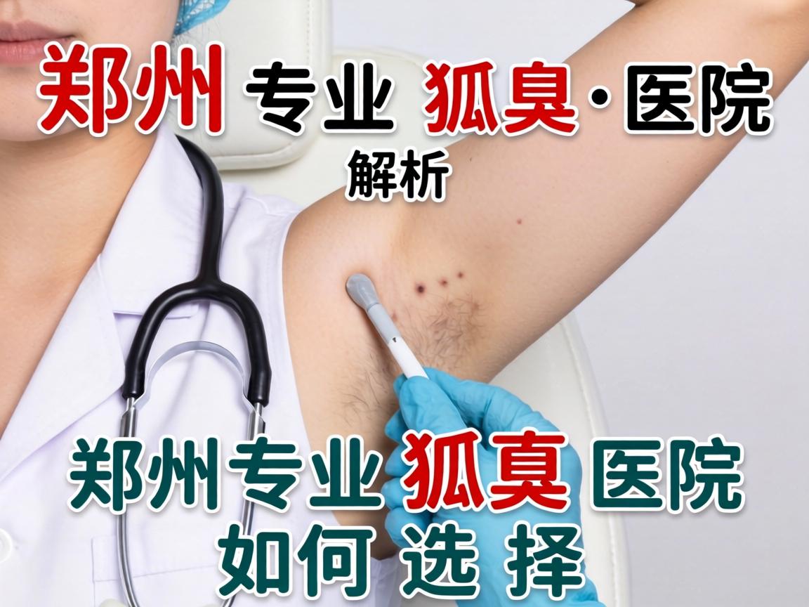 郑州专业狐臭医院解析，郑州专业狐臭医院如何选择