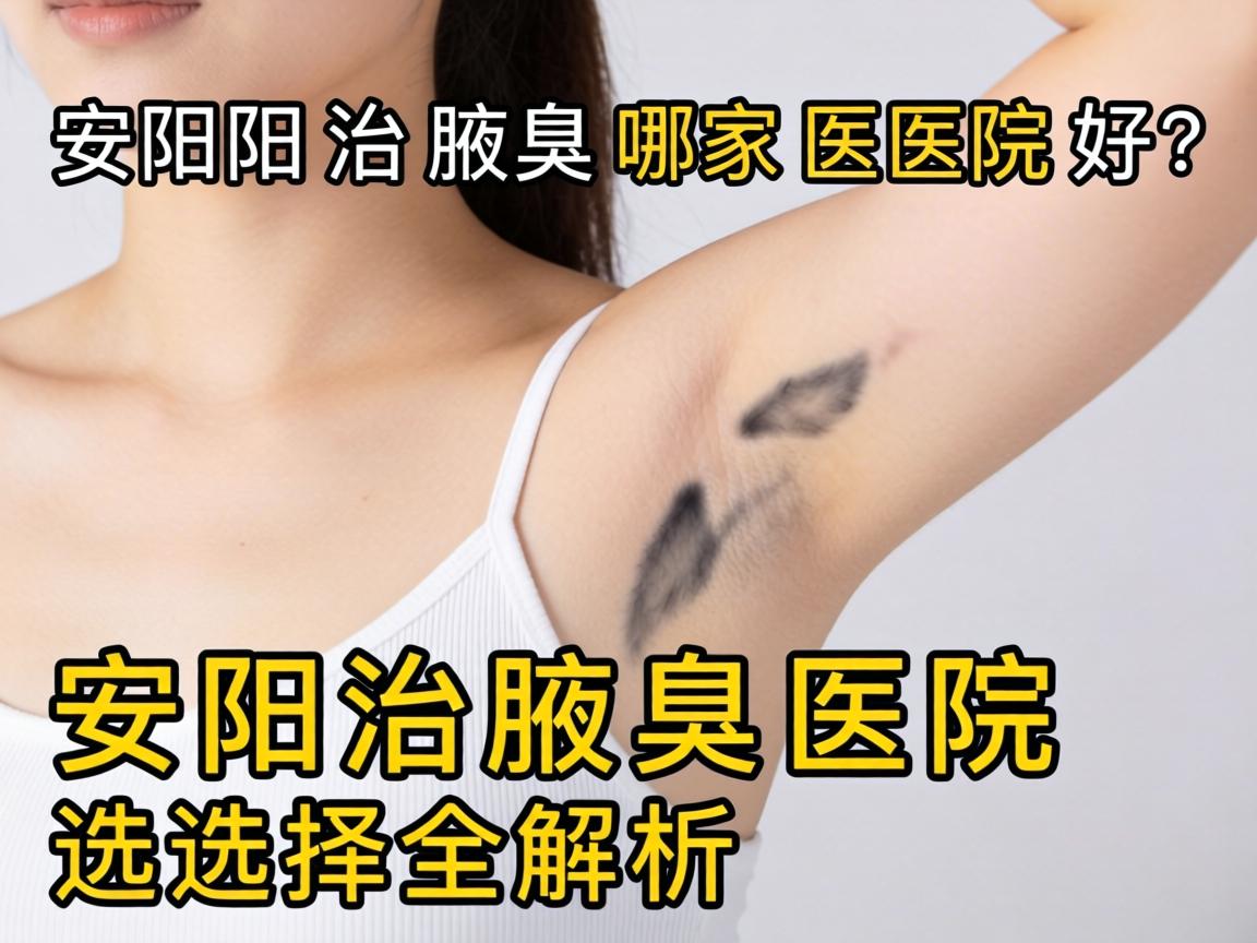 安阳治腋臭哪家医院好？安阳治腋臭医院选择全解析
