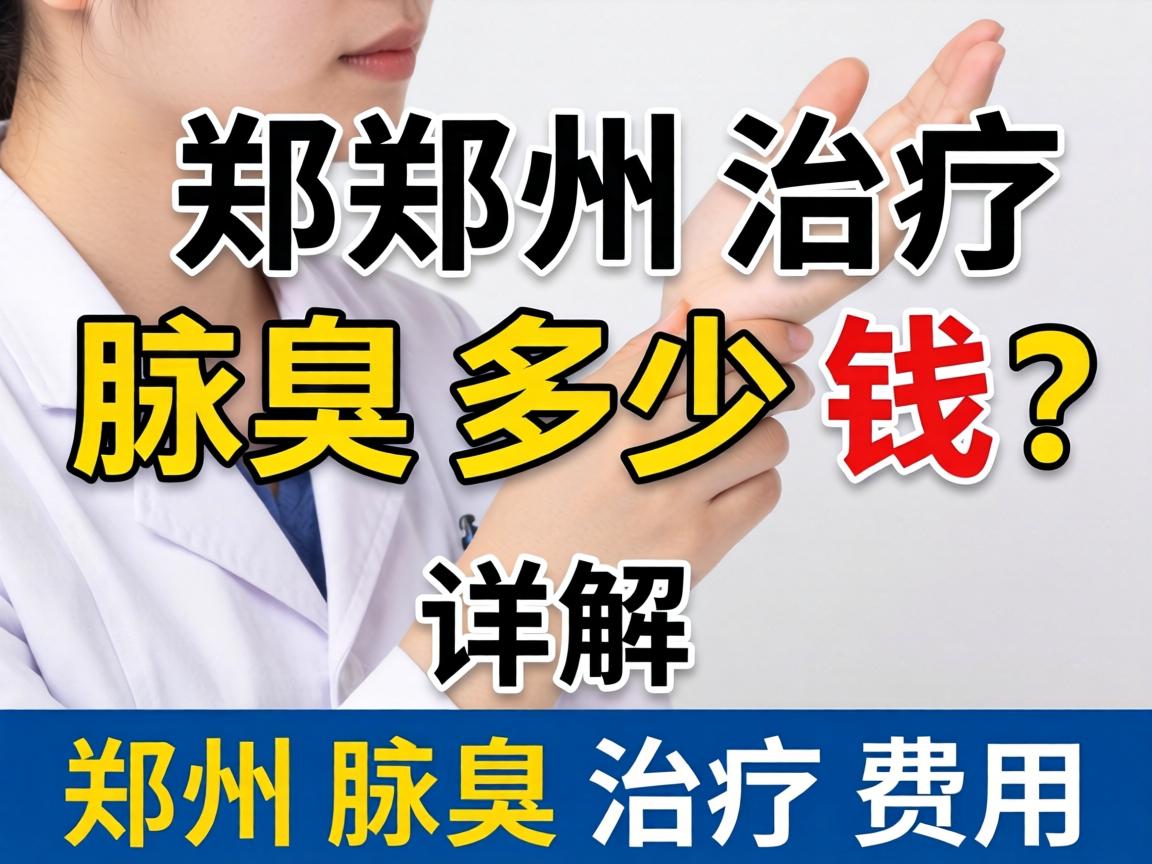 郑州治疗腋臭多少钱？详解郑州腋臭治疗费用