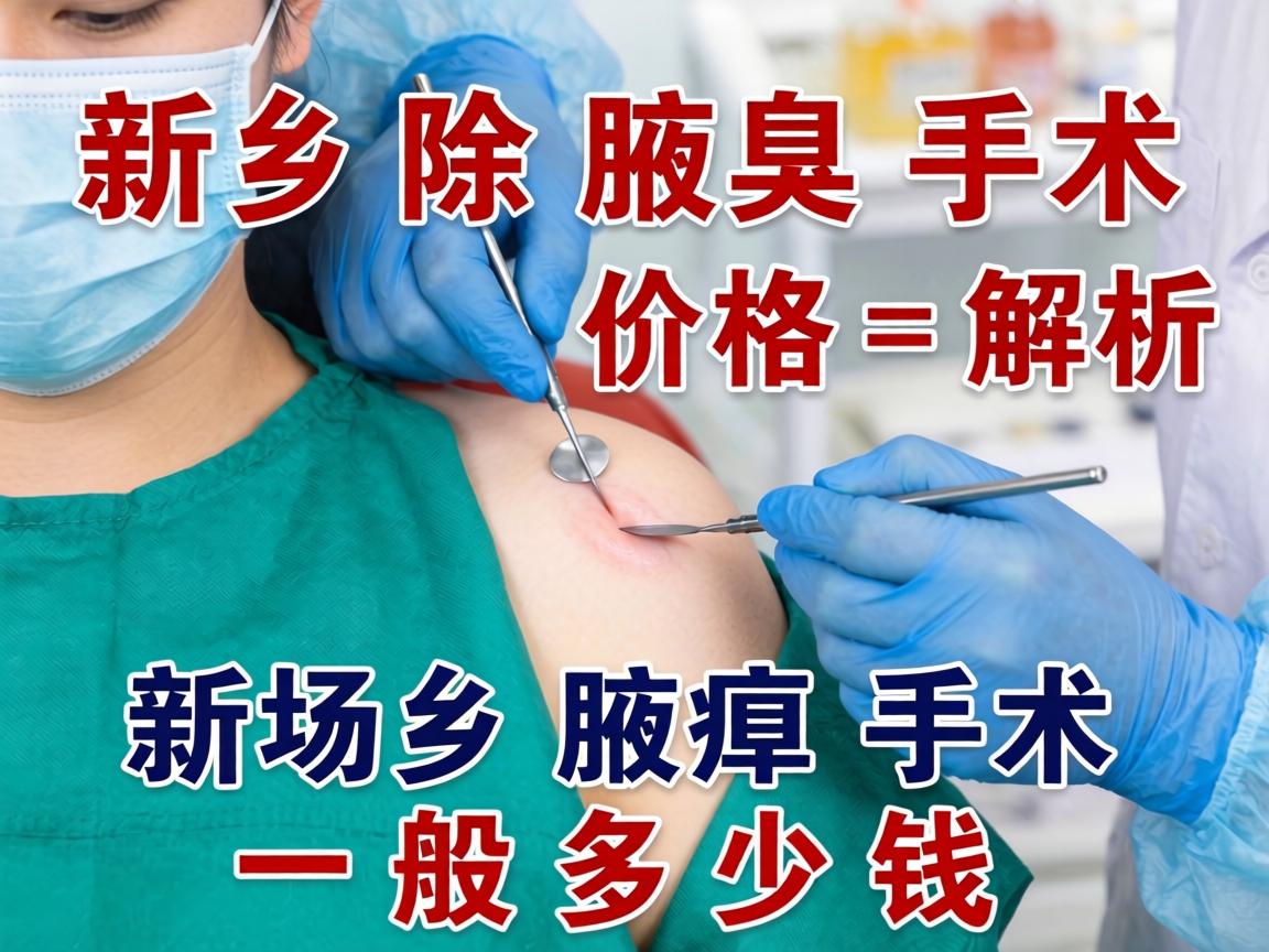 新乡除腋臭手术价格解析，新乡腋臭手术一般多少钱