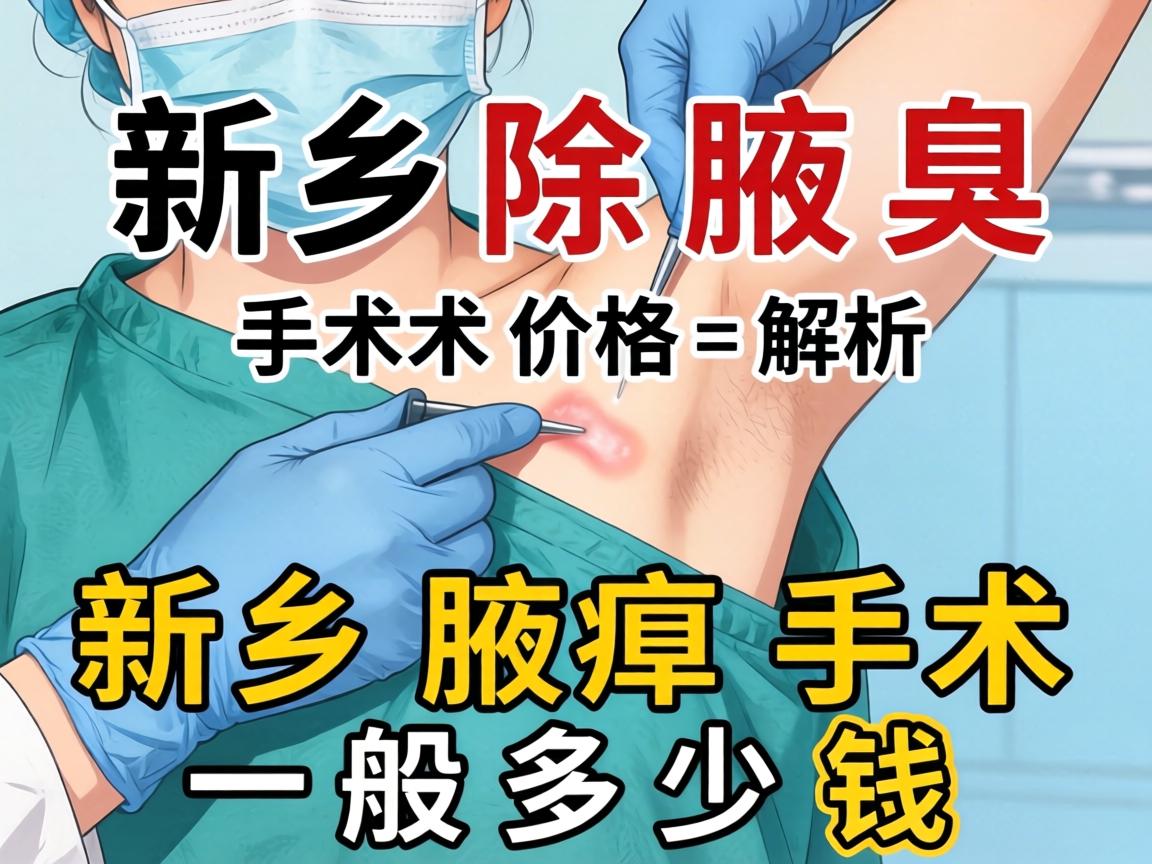 新乡除腋臭手术价格解析，新乡腋臭手术一般多少钱