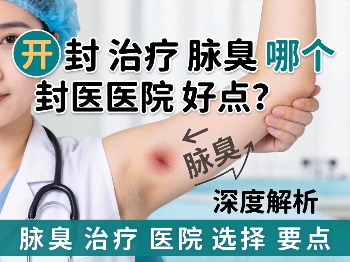 开封治疗腋臭哪个医院好点？深度解析腋臭治疗医院选择要点