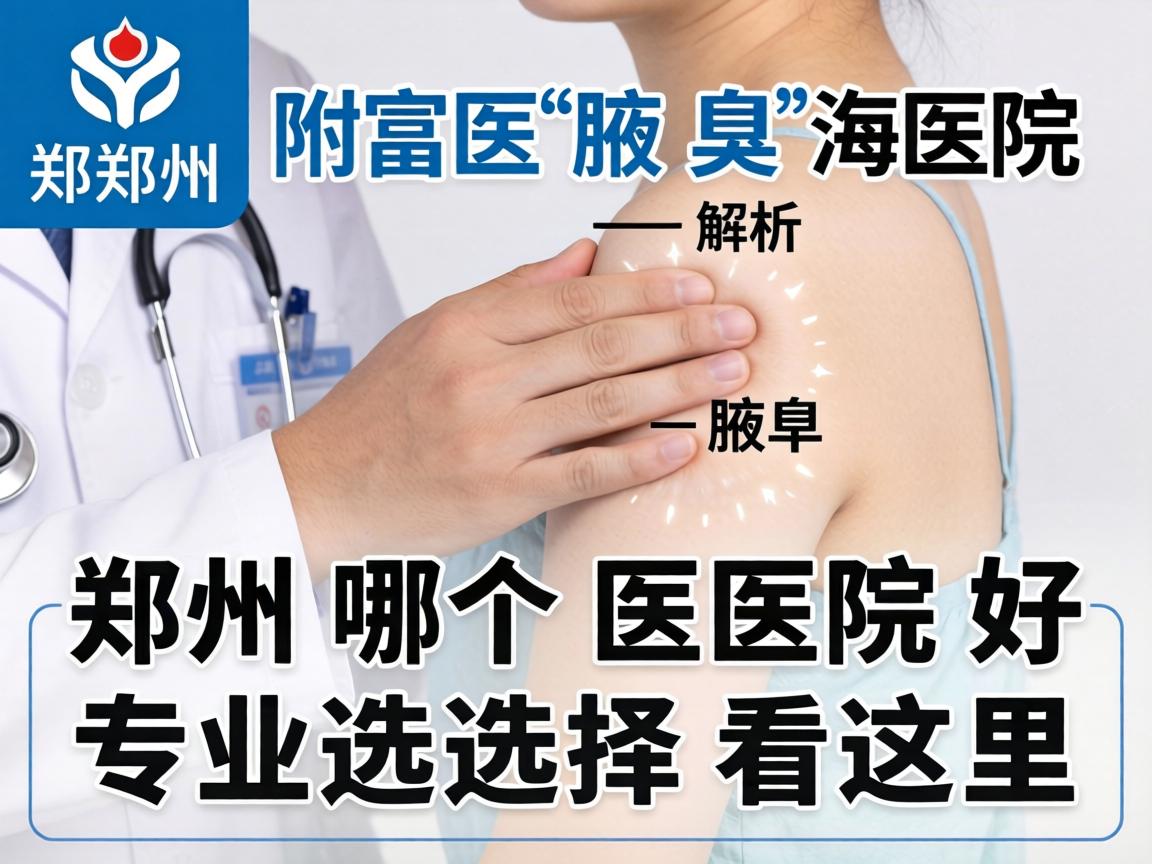 郑州附医腋臭医院解析，郑州哪个医院好，专业选择看这里
