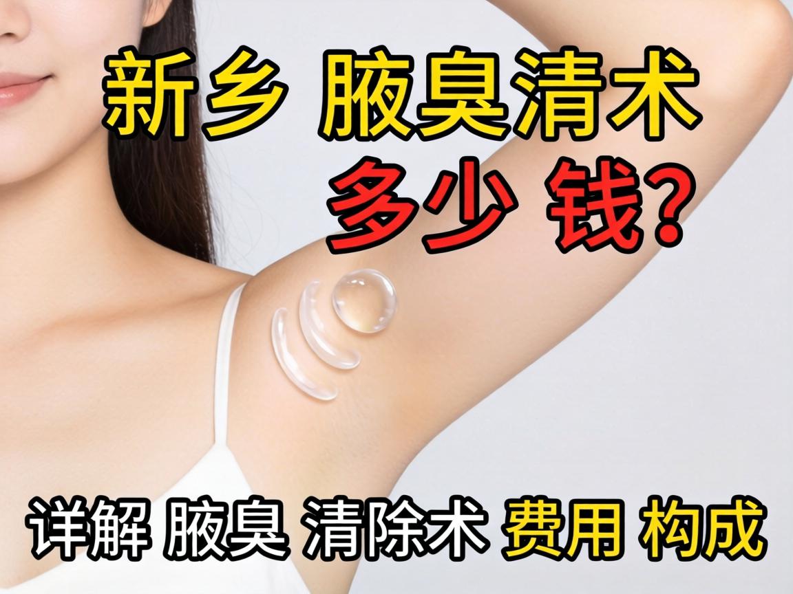 新乡腋臭清除术多少钱？详解腋臭清除术费用构成