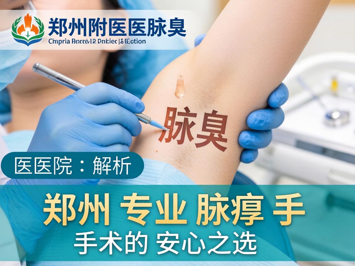 郑州附医腋臭医院解析，郑州专业腋臭手术的安心之选