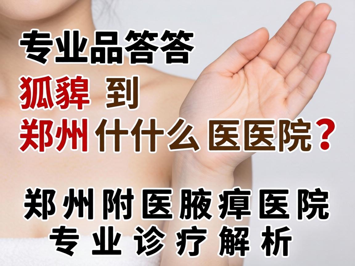 专业解答，狐臭到郑州什么医院？郑州附医腋臭医院专业诊疗解析
