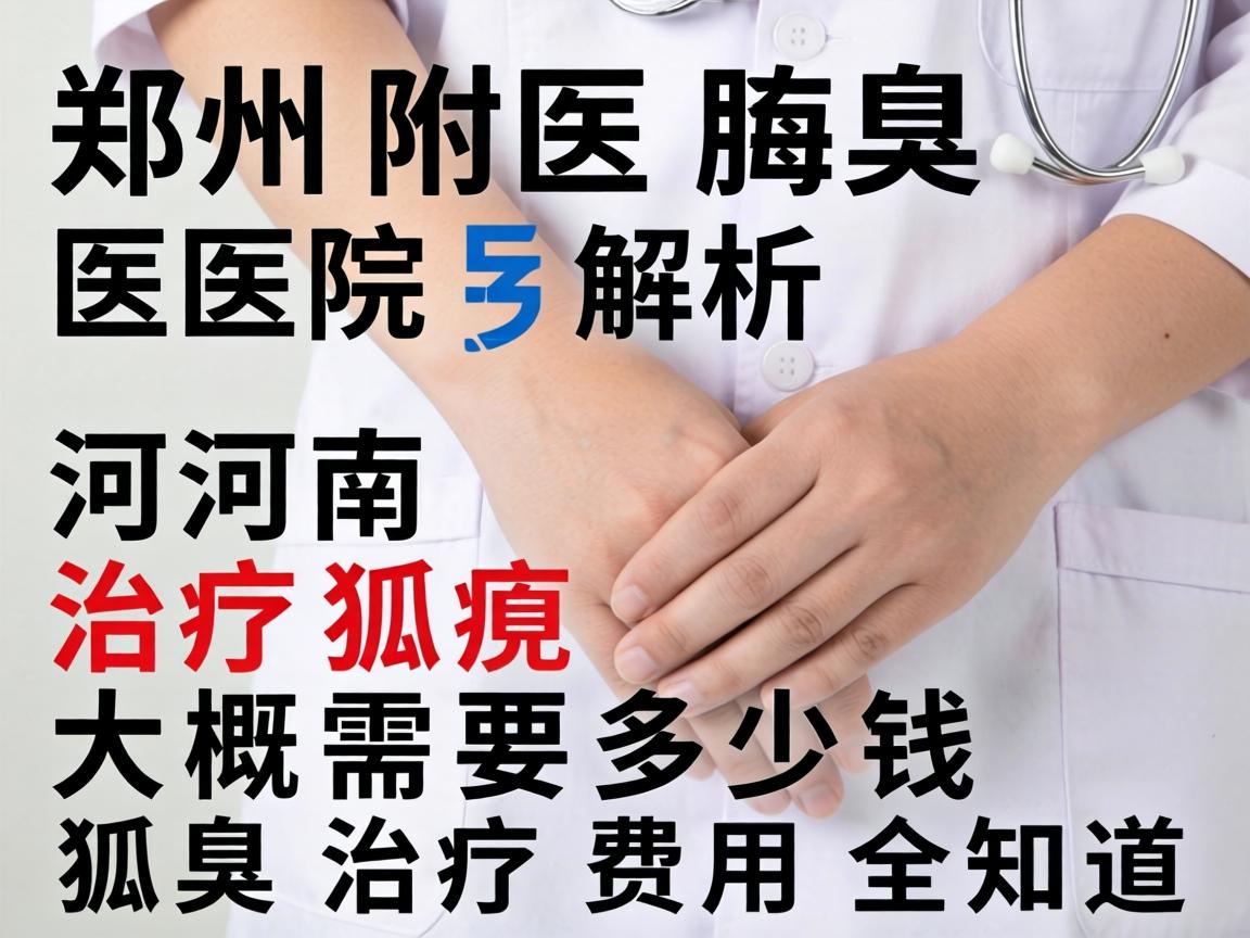 郑州附医腋臭医院解析，河南治疗狐臭大概需要多少钱，狐臭治疗费用全知道