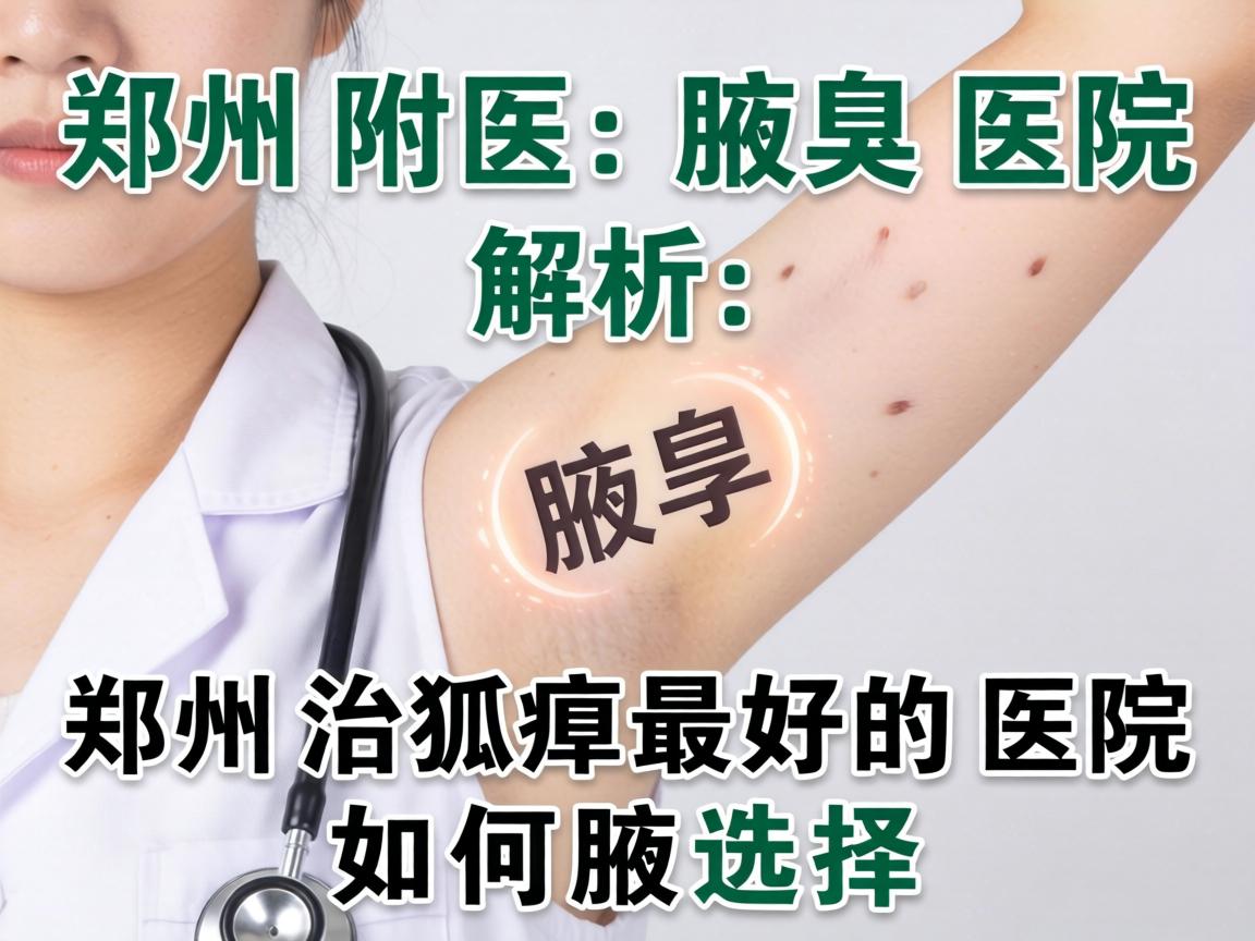 郑州附医腋臭医院解析，郑州治狐臭最好的医院如何选择