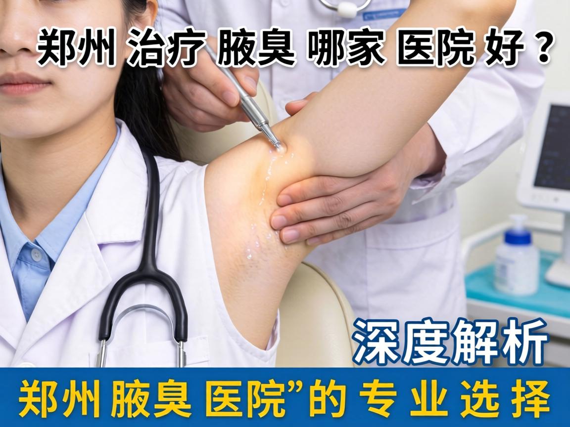 郑州治疗腋臭哪家医院好？深度解析郑州腋臭医院的专业选择