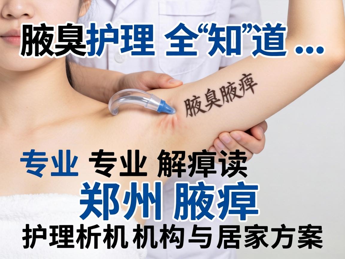腋臭护理全知道，专业解读郑州腋臭护理机构与居家方案