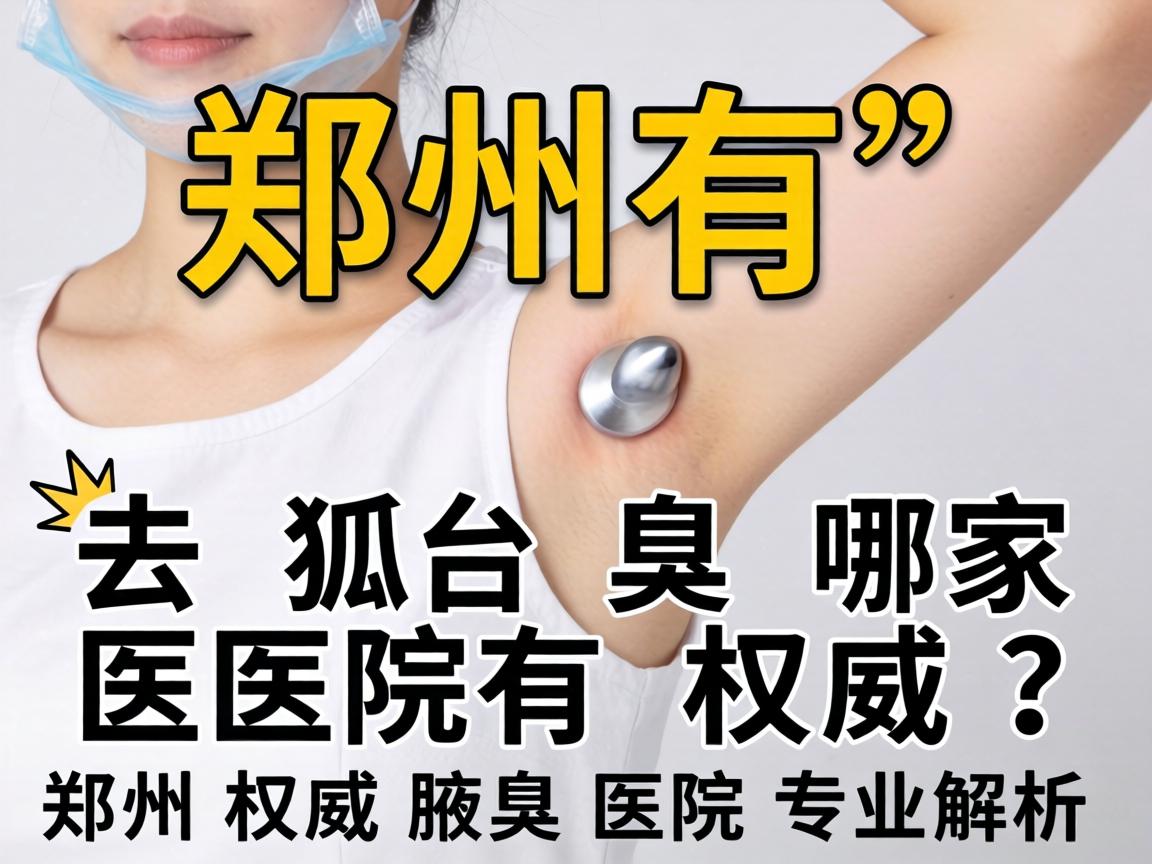 郑州去狐臭哪家医院有权威？郑州权威腋臭医院专业解析