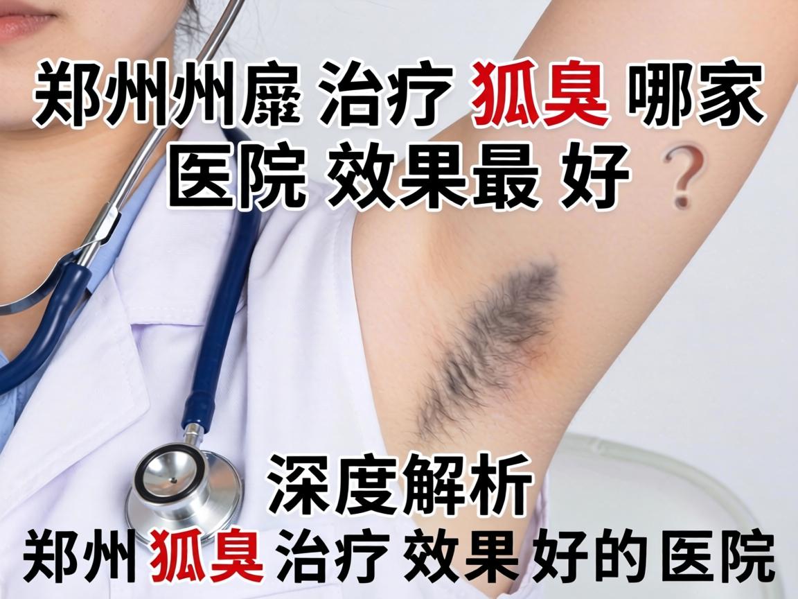郑州治疗狐臭哪家医院效果最好？深度解析郑州狐臭治疗效果好的医院