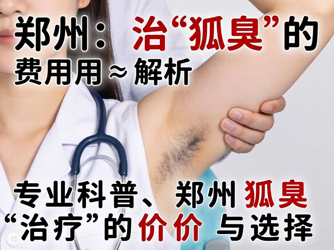 郑州治狐臭的费用解析，专业科普郑州狐臭治疗的价格与选择