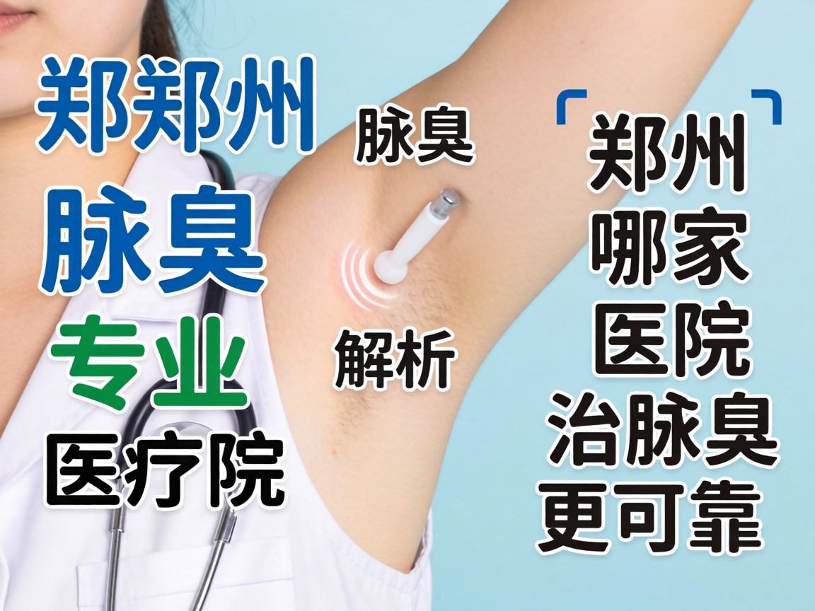 郑州腋臭医院专业解析，郑州哪家医院治腋臭更可靠