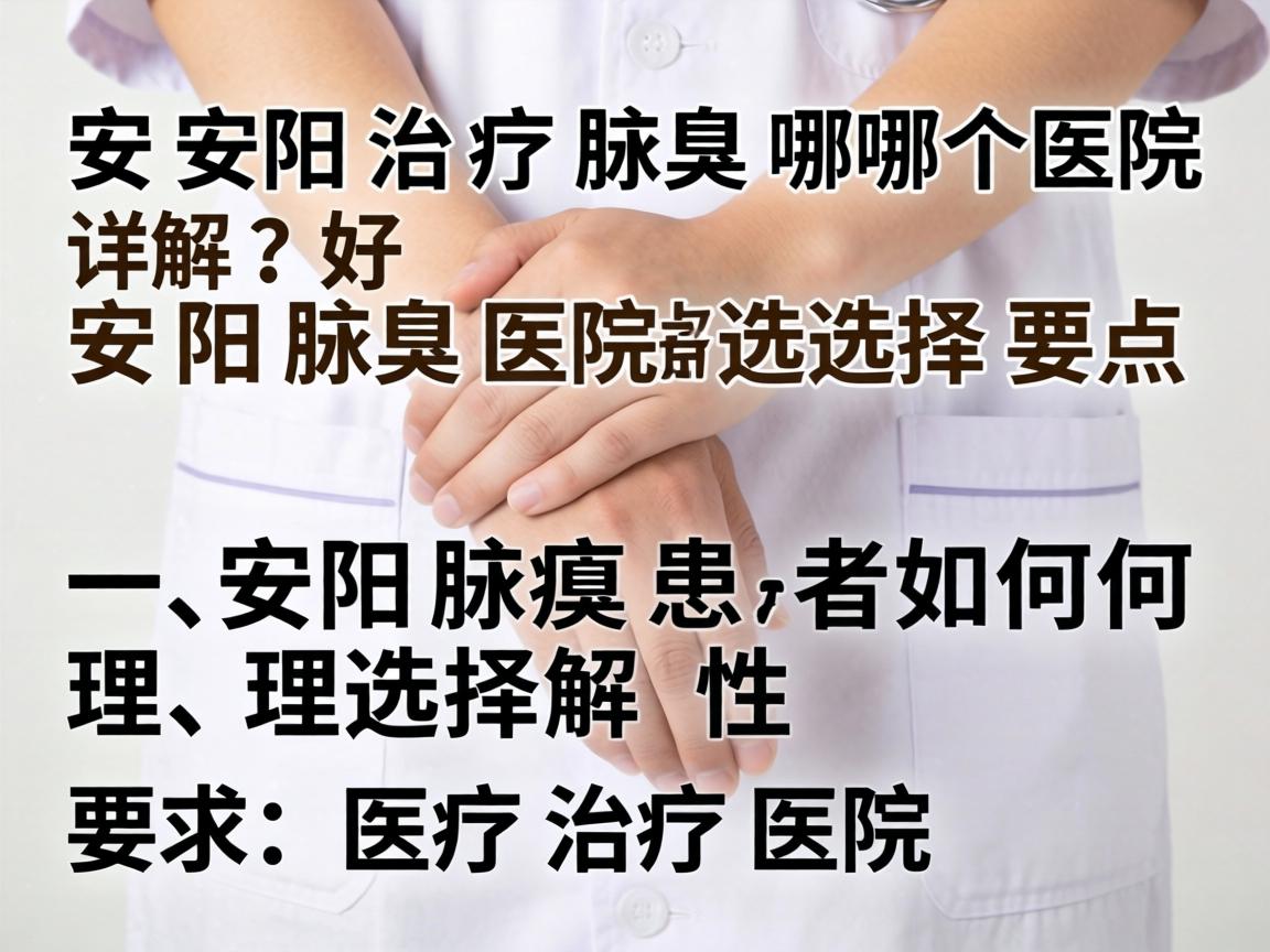 安阳治疗腋臭哪个医院好？详解安阳腋臭医院选择要点
一，安阳腋臭患者如何理性选择治疗医院？