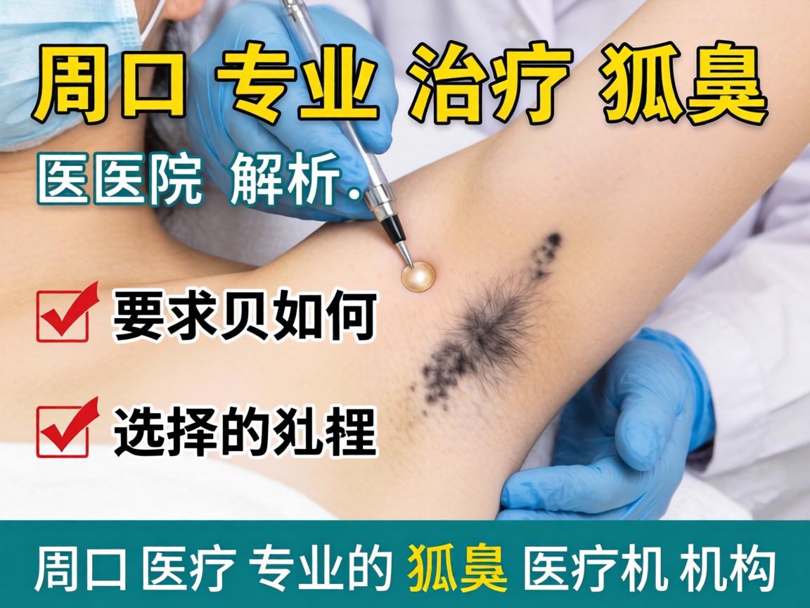 周口专业治疗狐臭医院解析，如何选择周口专业的狐臭医疗机构