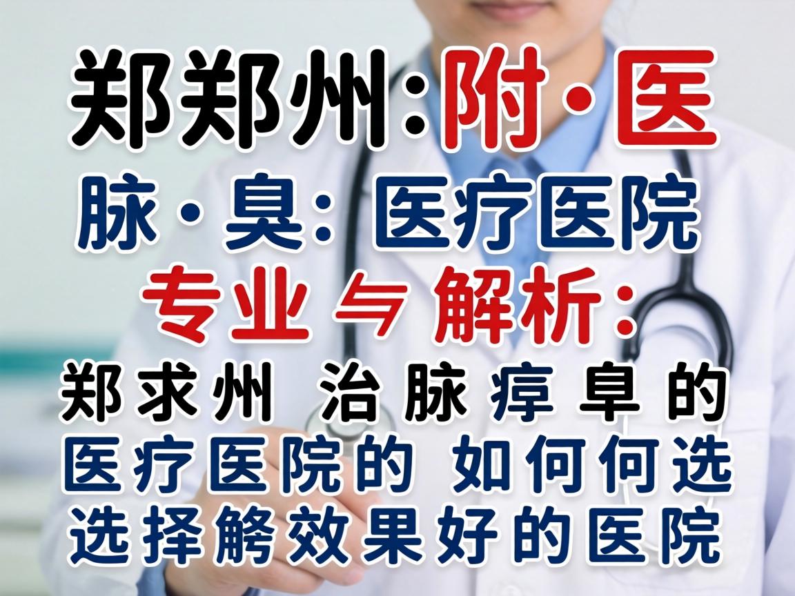 郑州附医腋臭医院专业解析，郑州治腋臭的医院如何选择效果好的医院