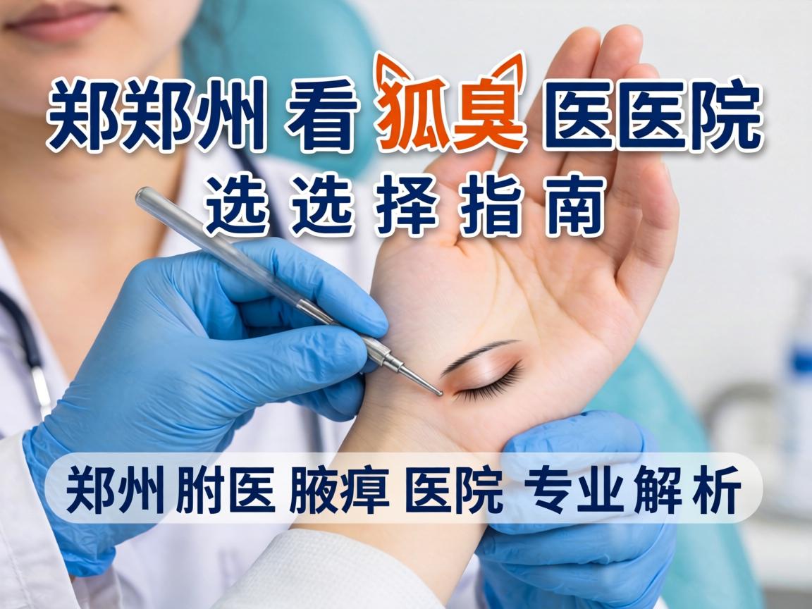 郑州看狐臭医院选择指南，郑州附医腋臭医院专业解析