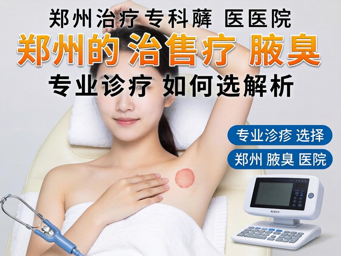 郑州治疗腋臭的专科医院解析，专业诊疗如何选择郑州腋臭医院